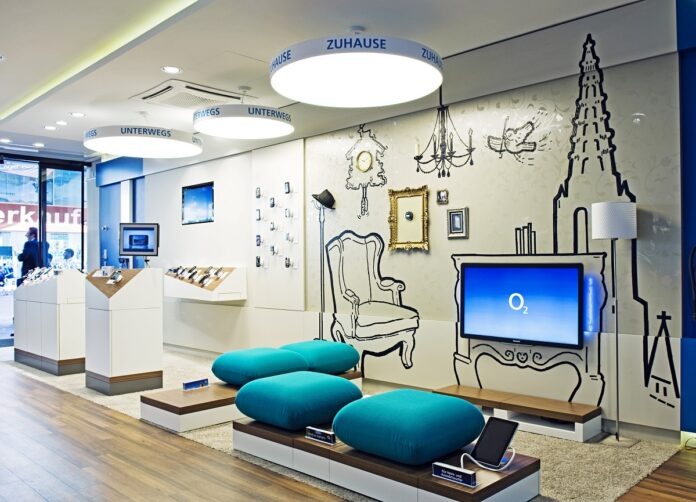 o2 Shop Innen