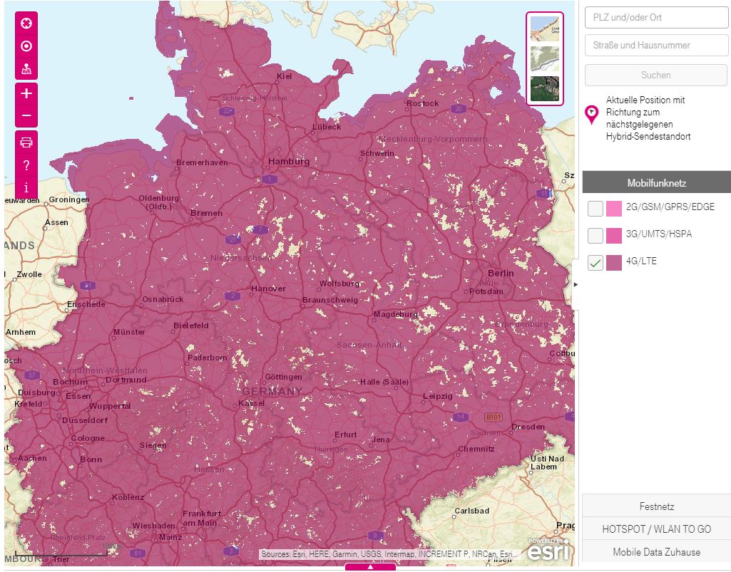Telekom Netzabdeckung Karte | Karte