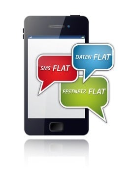 Daten, SMS, Festnetz Flatrate - inklusive Smartphone