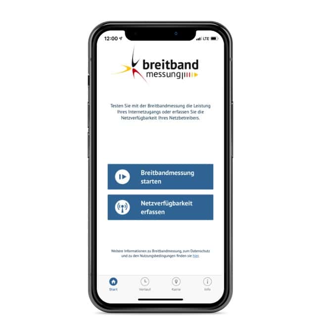 Breitbandmessung App bundesnetzagentur