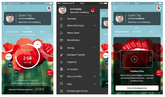MEIN VODAFONE visual data 3