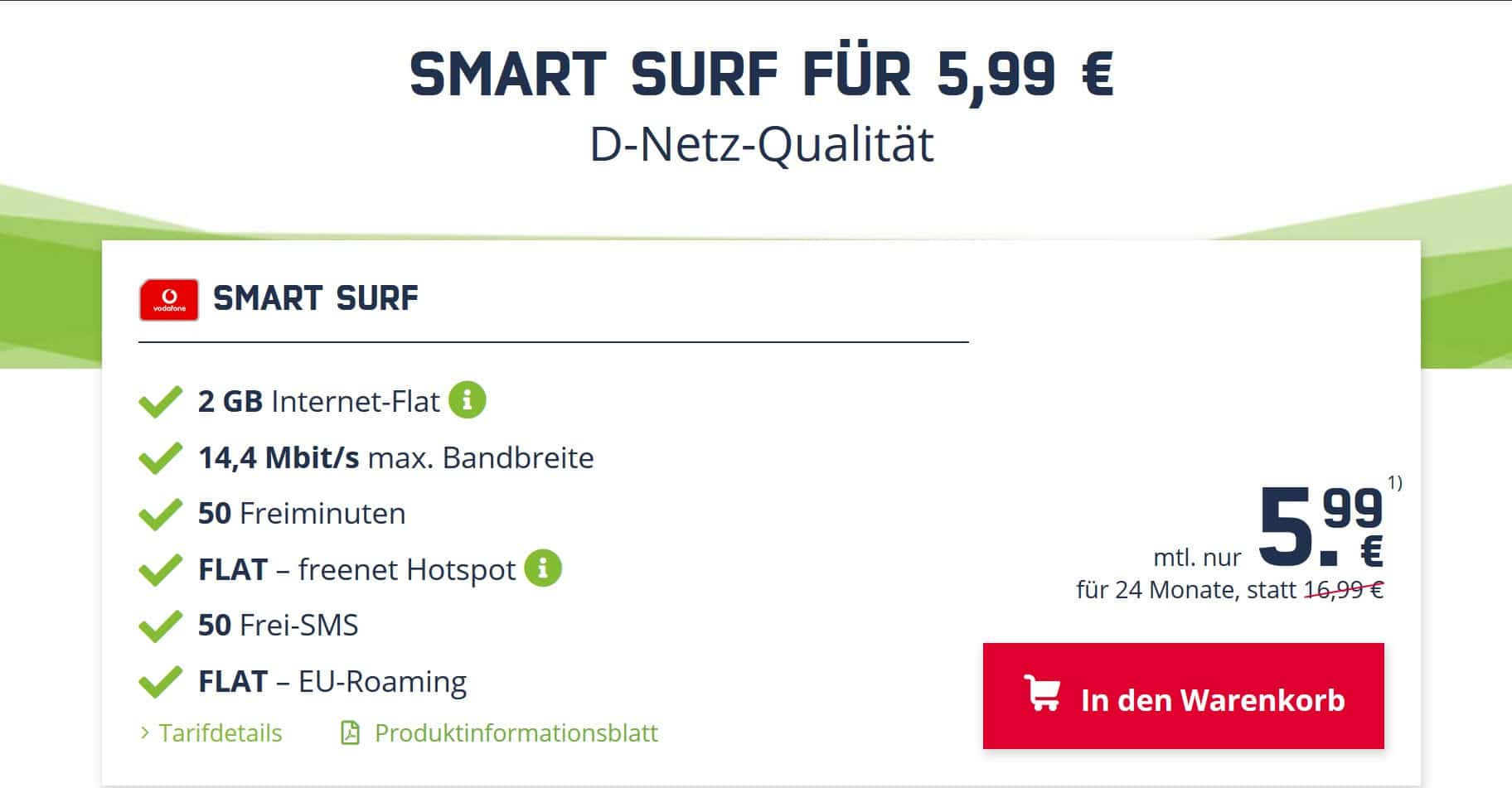 Vodafone Smart S Tarif Vodafone Smart S Tarif