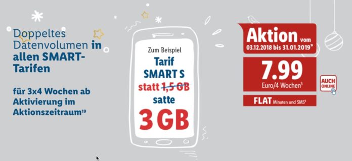 Lidl Connect Weihnachtsaktion