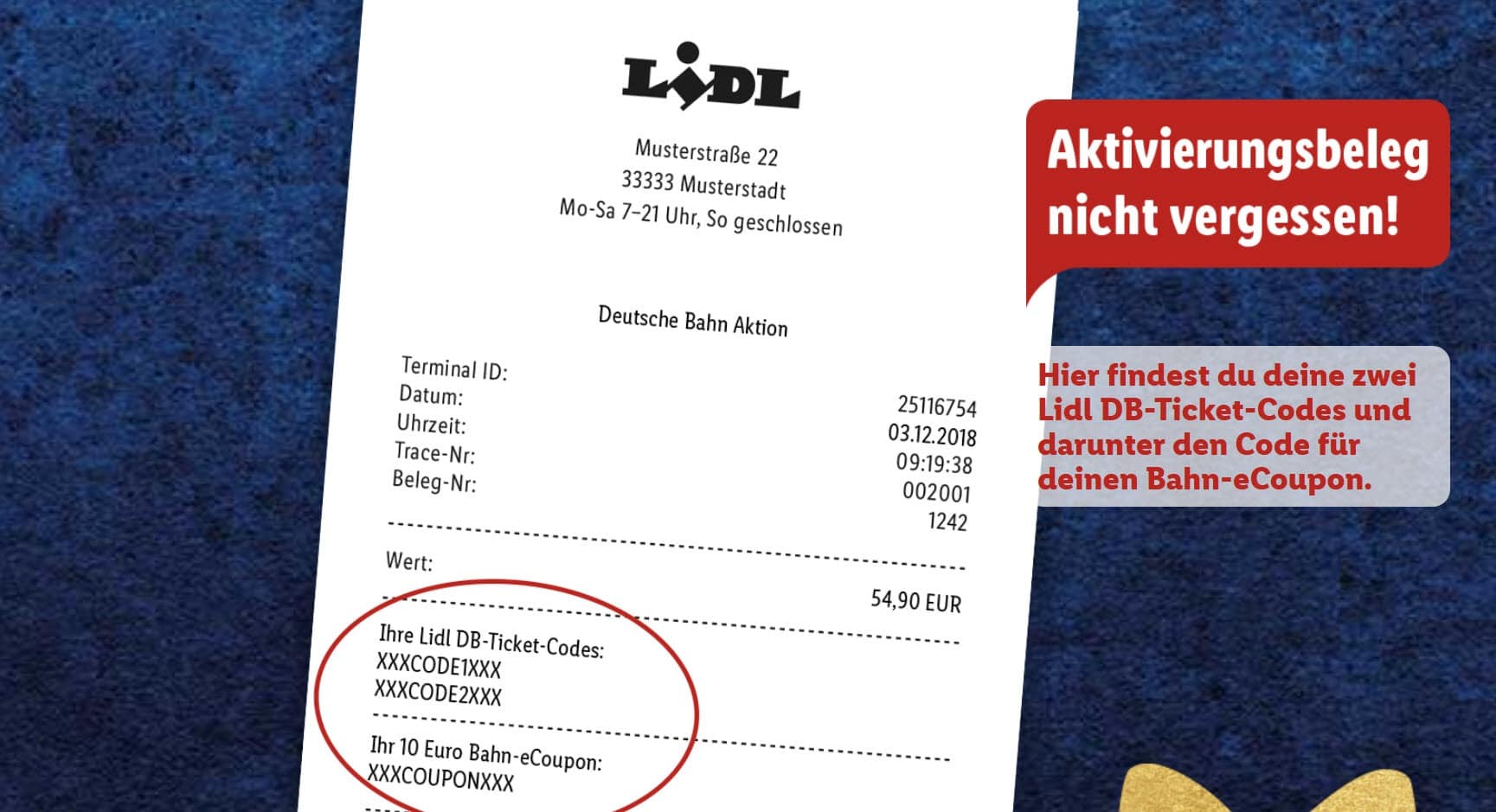 Lidl DBTicket 2018 2 x ICE Deutsche Bahnticket für 54,90