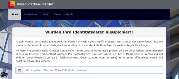HPI Identity Leak Checker