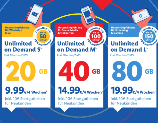 Handytarife Mit Unlimitiertem Internet
